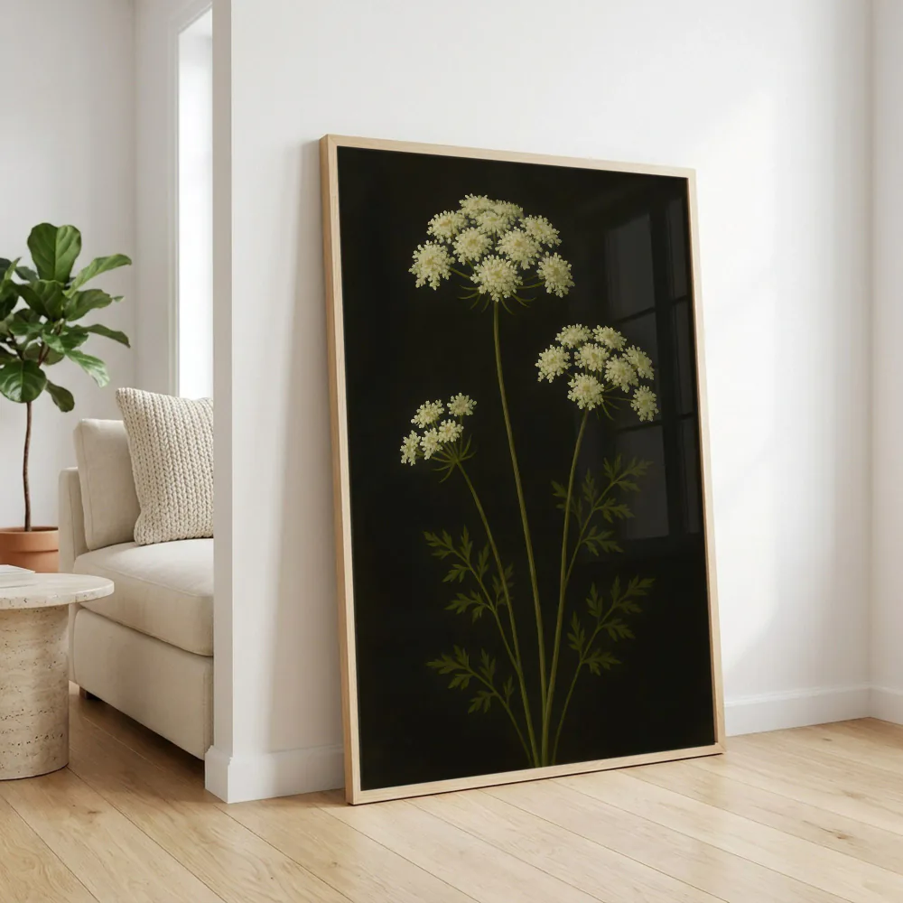 Wildflower Botanical staged in a living room