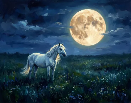 The painting as a 14×11 print, one of the common sizes