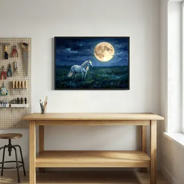 The print in a craft room