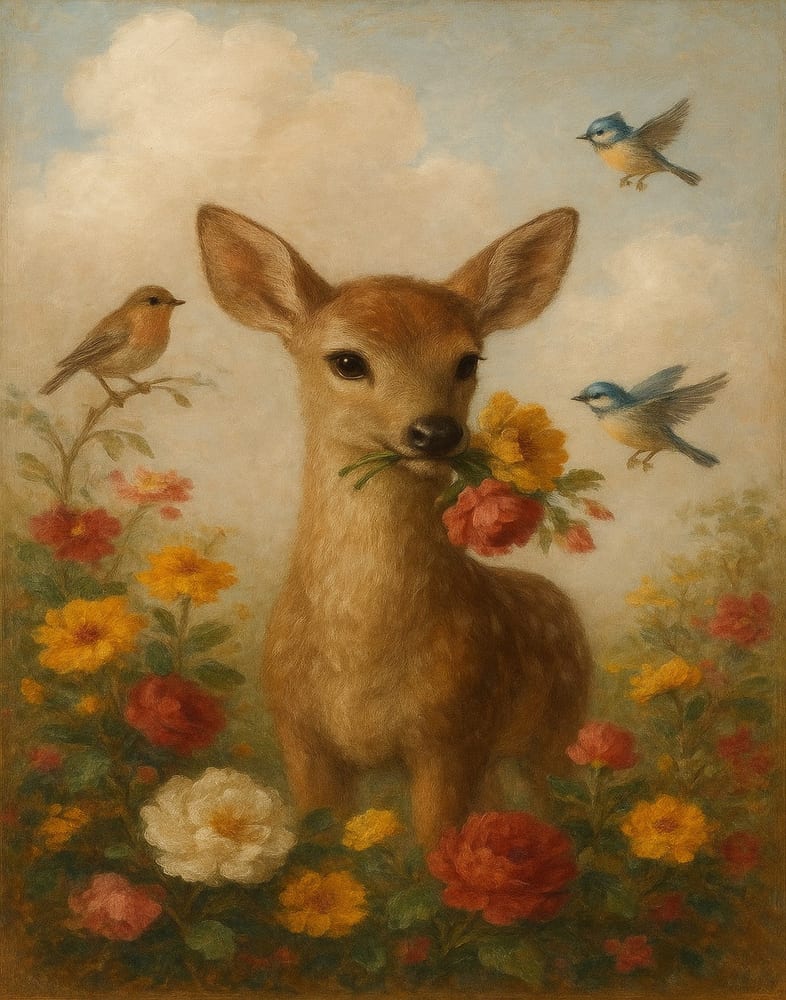 AI artwork resized to every Etsy print size as a 11×14 in Extras print