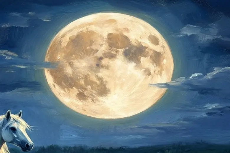 Typical resize: close-up of the moon